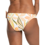 Printed Beach Classics - Womens Moderate Bikini Bottoms - Bright White Subtly Salty Flat - firstmasonicdistrict