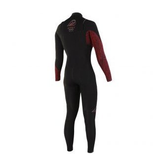 Womens Fullsuit 4/3 - Divine - Oysterprene - Front Zip - Black - firstmasonicdistrict