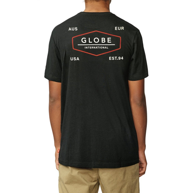 Hemisphere Tee - Black - firstmasonicdistrict