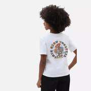 Womens Lets Grow Relaxed Crew T-shirt / White - firstmasonicdistrict