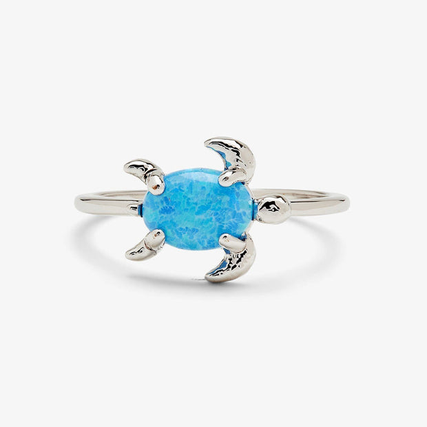 Opal Sea Turtle Ring | Silver - firstmasonicdistrict