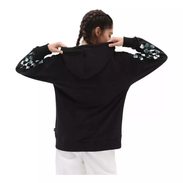 Womens Cloud Fill BFF Hoodie / Clouds/Black - firstmasonicdistrict