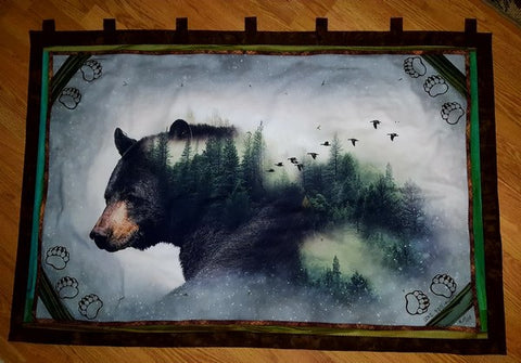Call of the Wild Bear Wall Hanging
