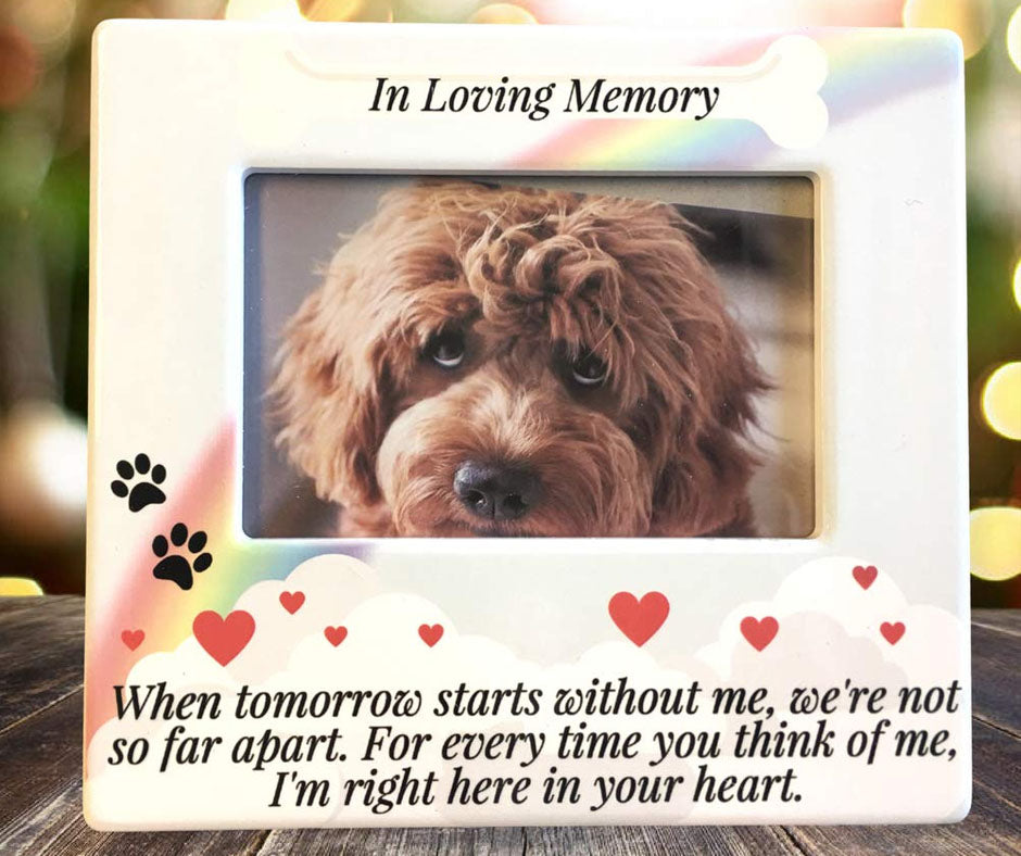 Remembering your Pet through a Memorial Frame