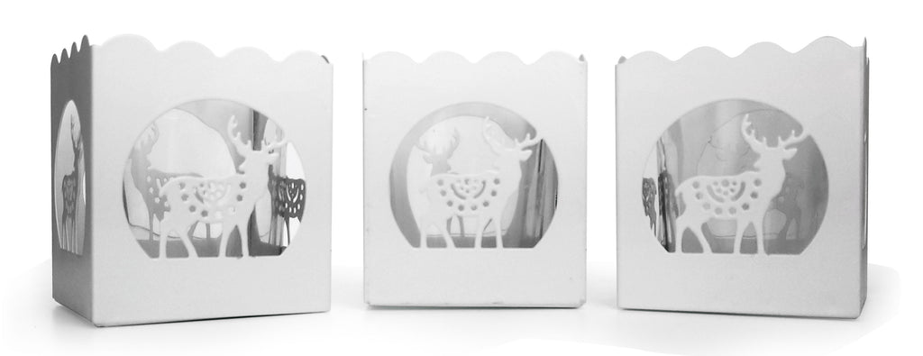 white votive holders