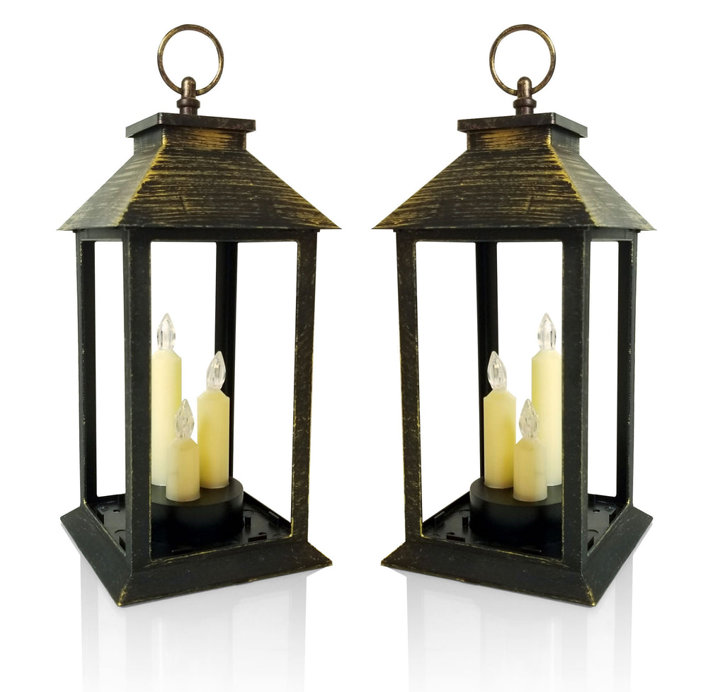 outdoor lantern set