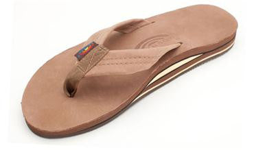 double layer premier leather with arch support