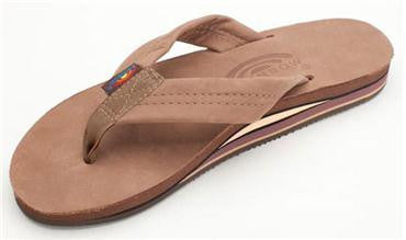 rainbow single layer premier leather with arch support