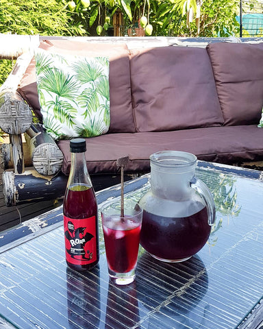 Iced tea recipes. Hibiscus flower iced tea. Thirst quenching drinks. Drinks for crowds.