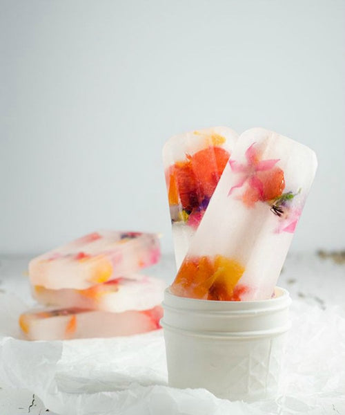 flower popsicles