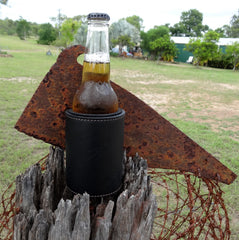 Stubby cooler on post