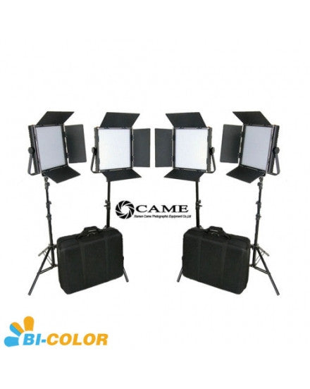 Free Bag CAME-TV High CRI Bi-color 4 X 1024 LED Video Lights Studio TV Lighting 