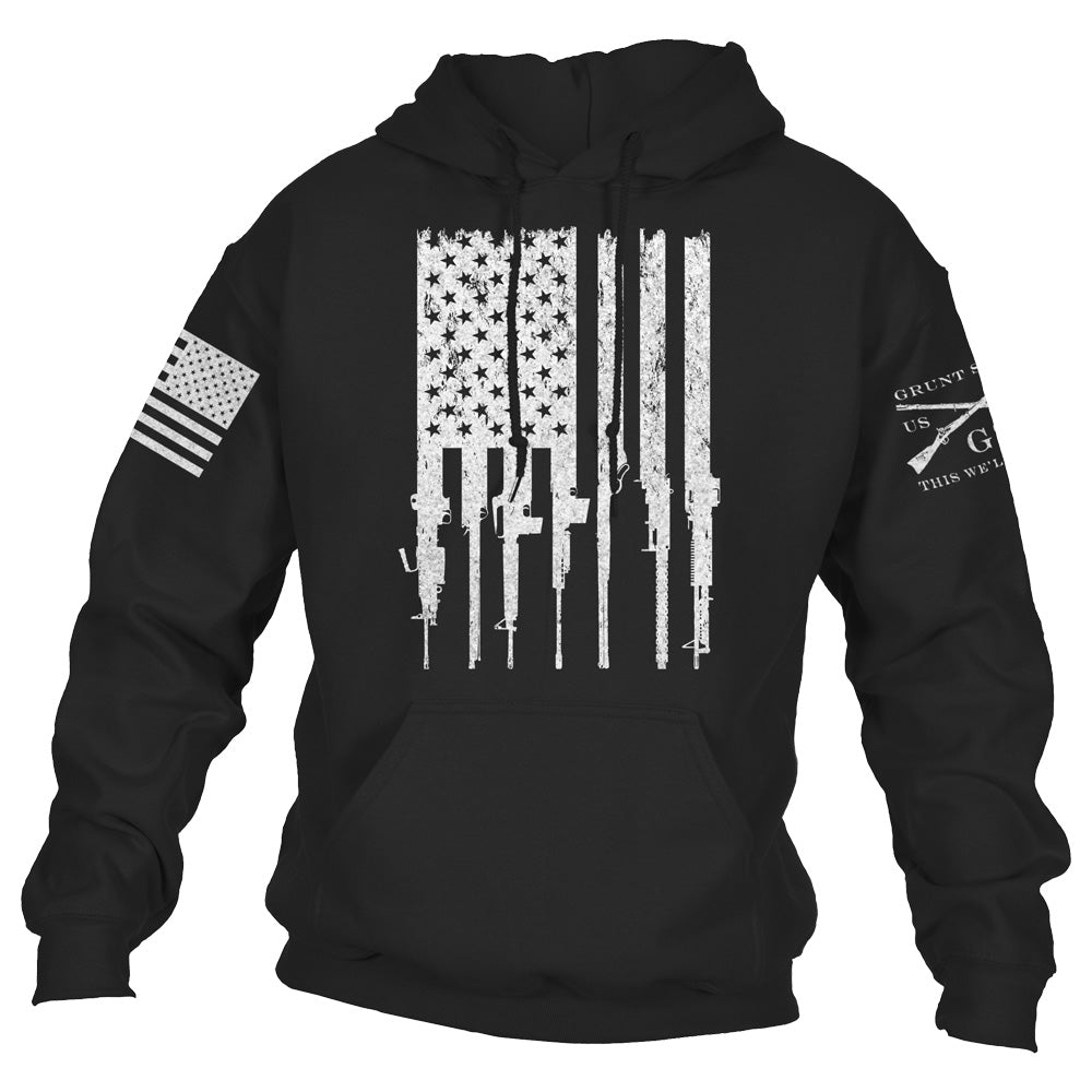 Grunt Style Rifle Flag 2.0 Pullover Hoodie