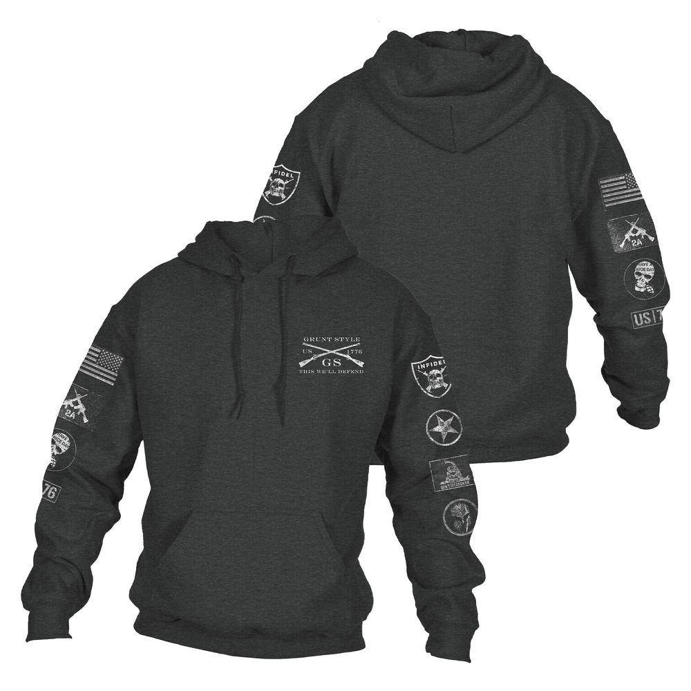 Patriotic Hoodies | Patch Sweatshirt – Grunt Style LLC