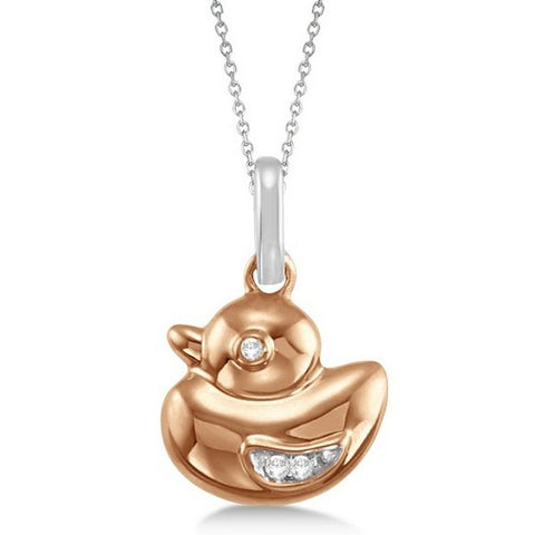 Katarina.com - Fun Jewelry | Duck Diamond Pendant | Funky Jewelry | Happy Jewelry