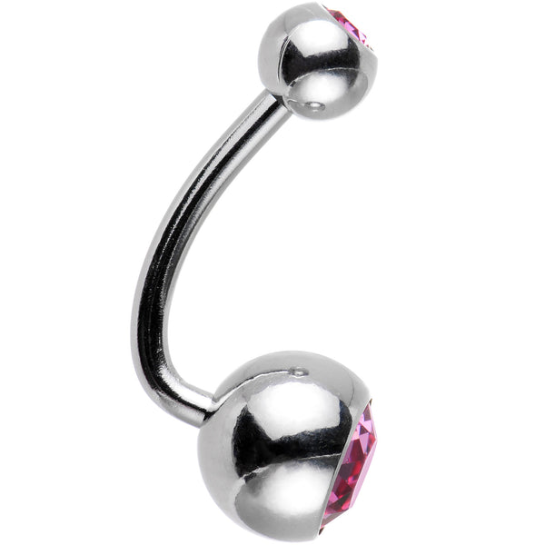 10 Piece J-Bar Belly Ring Pack Set 