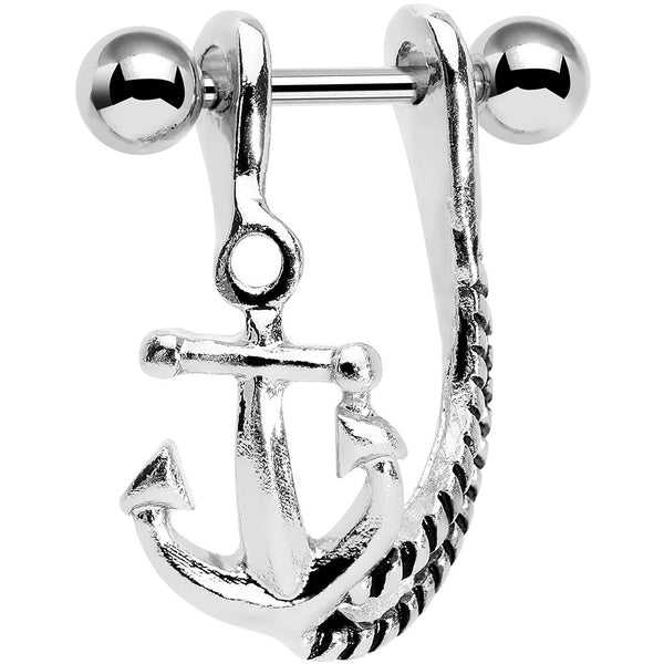 Anchor Left Dangle Cartilage Earring 