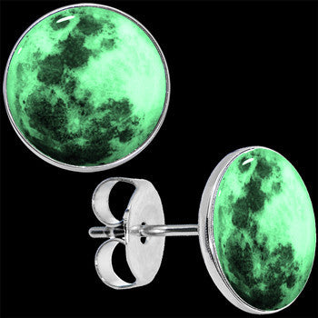 glow in the dark earrings studs