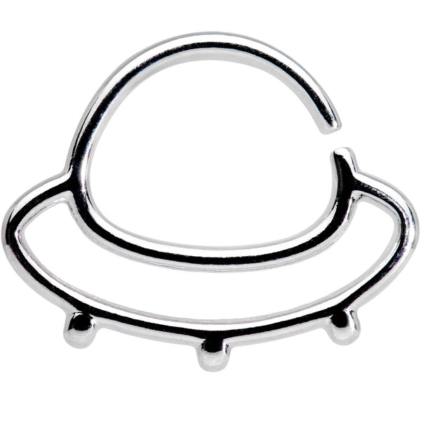 16 Gauge 3 8 Outer Space Ufo Septum Ring Bodycandy