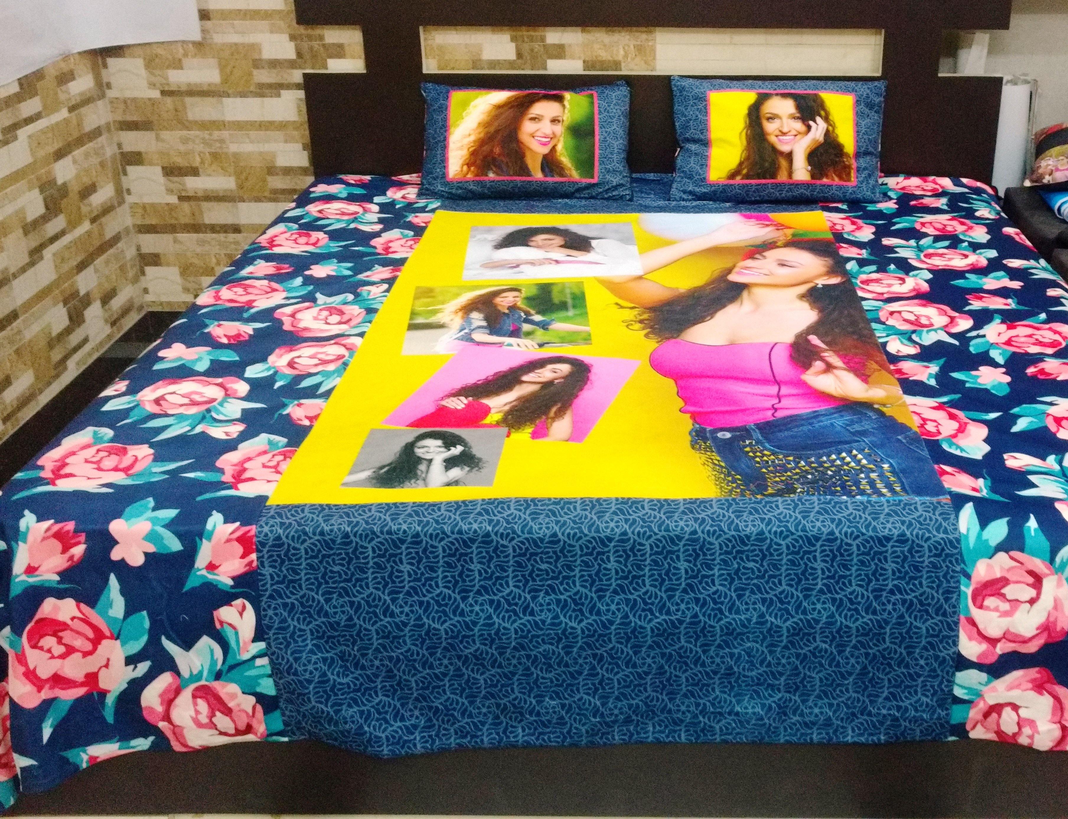 personalised bed sheets with photo