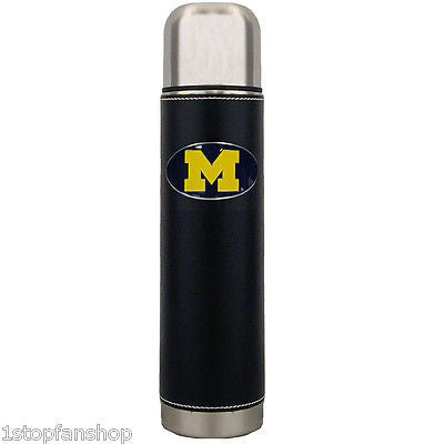 Michigan Wolverines 24 oz Insulated Thermos (NCAA)