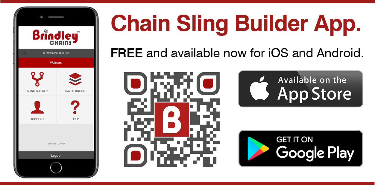 Apple App Sore Google Play Chain Sling Builder App