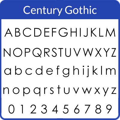 Century Gothic