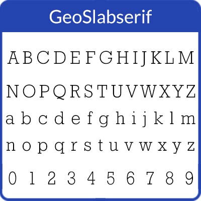 GeoSlabserif