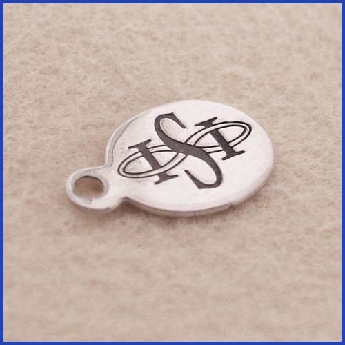 ISI Stamped and Blackened Jewelry Tag