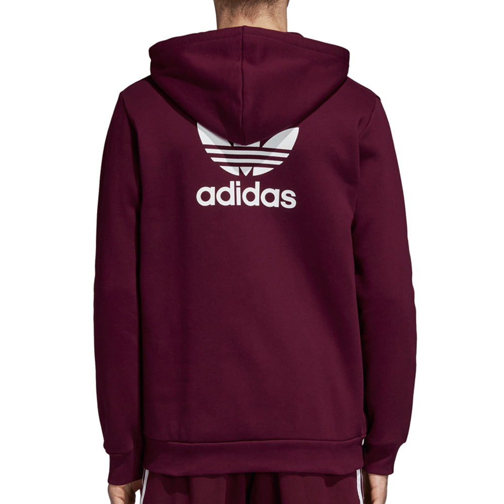 maroon hoodie adidas