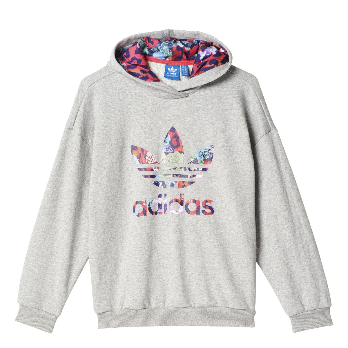 Niños Jabeth Wilson Conejo Adidas Originals S Rose Girls Hoodie Medium Grey Heather/Multicolor/Fr
