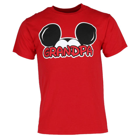 Disney Men's Mickey Mouse Grandpa Tee Shirt