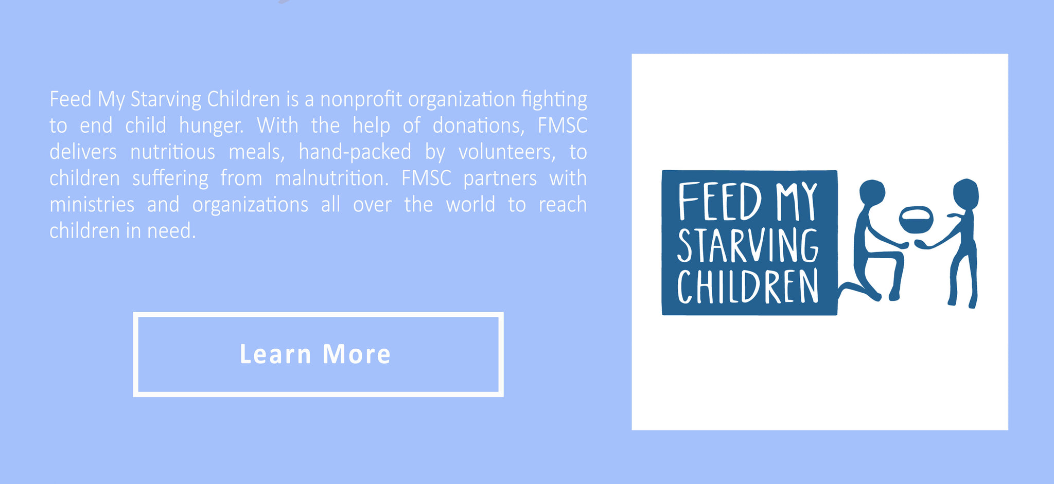 feed my starving children logo and description