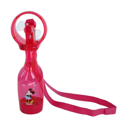 Disney Minnie Mouse Travel Water Misting Fan with Carry Strap - BeltOutlet.com