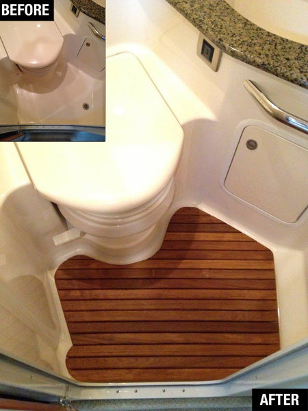 Another Before & After in a Boat's Bath