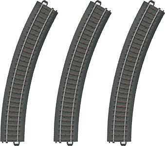 hoofdzakelijk voor onderdak Marklin 20230 HO 3-Rail C Track - (Pack of 3) Curved Sections 17-1/4" –  Trainz