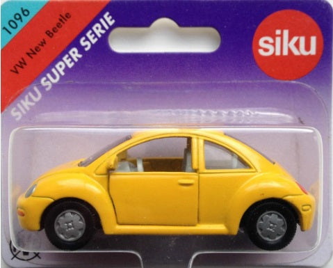 Verschuiving reguleren Slaapzaal Siku 41096 1:55 Yellow Volkswagen New Beetle Car – Trainz