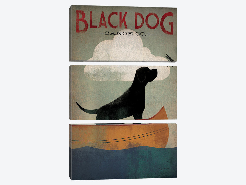Black Dog Canoe Co I by Ryan Fowler Canvas Print 40