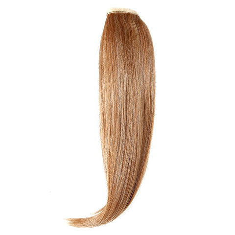 Ponytail loose wave blond balayage platine