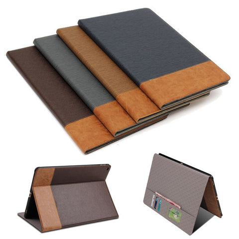 For Apple iPad Pro 12.9 Magnetic PU Leather Stand Smart Back Cover Filp Wallet Case with Card Slot" - Shopping2all - 1