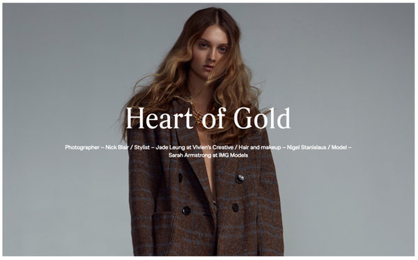 Heart of Gold - Fashion Journal
