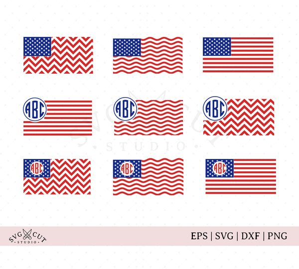 Download Svg Cut Files For Cricut And Silhouette American Flag Files Svg Cut Studio SVG Cut Files