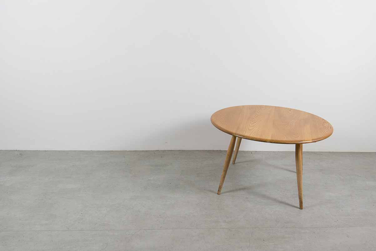 Ercol round coffee table