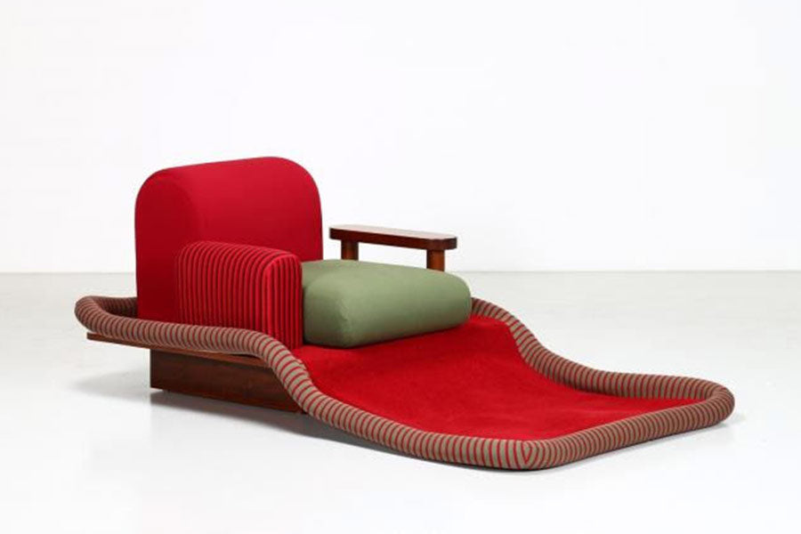 Vintage Flying Carpet Chair by Ettore Sottsass 