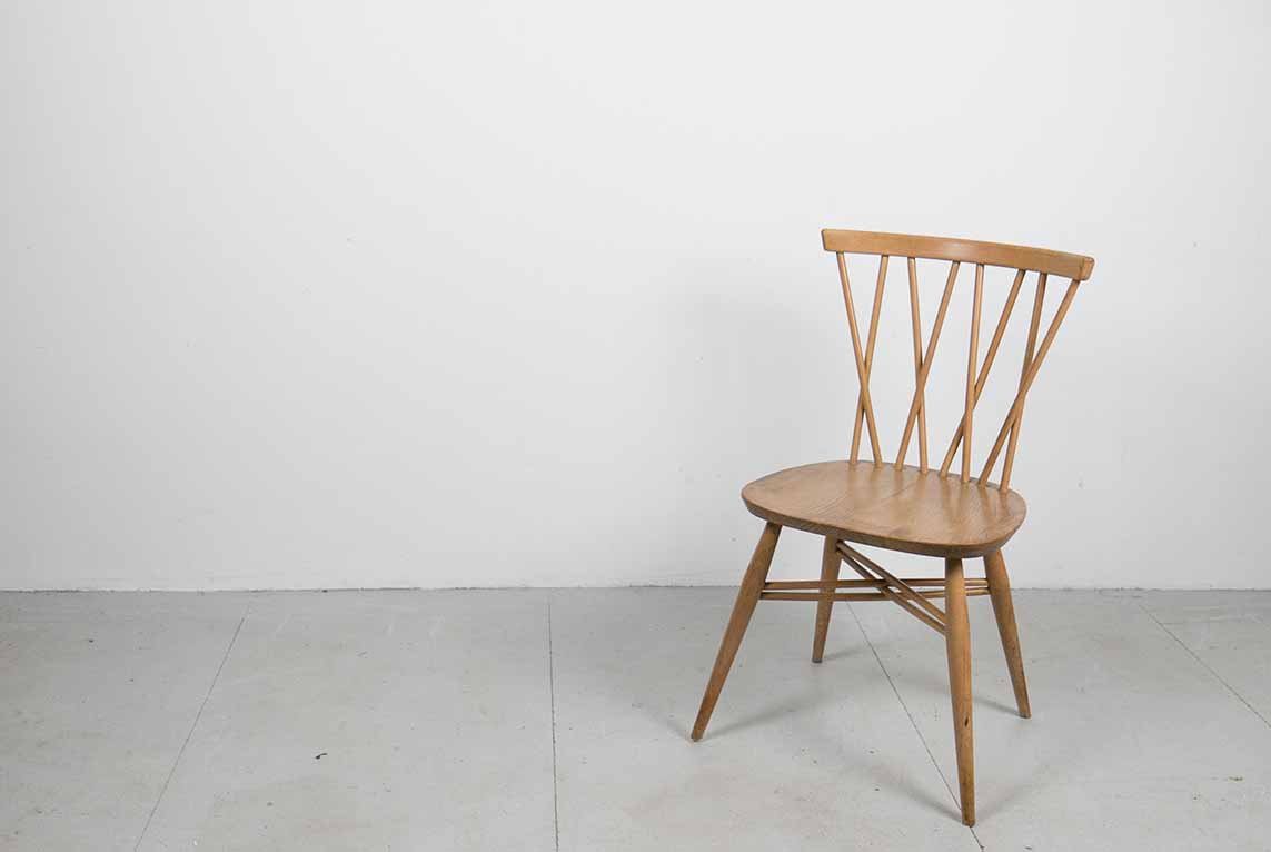 Vintage Ercol Candlestick Chair