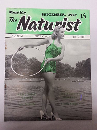 The Naturist Monthly No. 10 Vol. 20 September 1957 Health and Efficiency Vintage Naturist Magazine