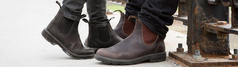 Chelsea boots for autumn winter in brown. Blundstone 500's