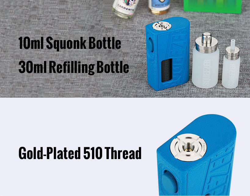 Hugo Vapor Squeezer BF Squonk Mech Mod with N RDA Kit Features