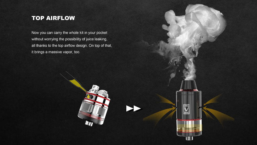 Vaptio Turbo RDTA-L Tank 5.0ml TOP AIRFLOW