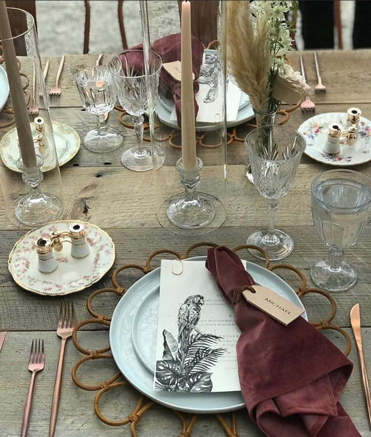 wedding table decor